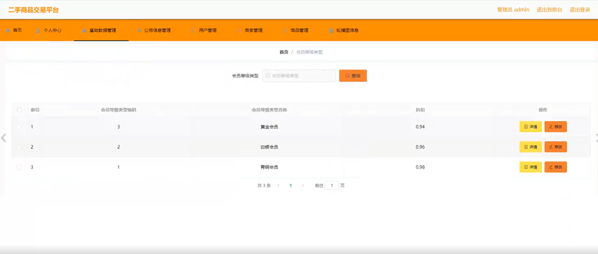 基于ssm二手商品交易平台+vue/计算机毕设源码+论文下载